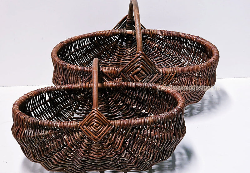 Load image into Gallery viewer, 10 x Shop Basket 4.2 - 56hx53x38 Custom Wood Designs __label: Multibuy CustomWoodDesignsIrelandIrishsuppliuerofWickerbasketsnaturalwickerbasketsPolywickebasketscorporategiftingbasketsretaildisplaybasketsdisplaybasketsgifting_11_528c67d5-358d-44f1-916f-30
