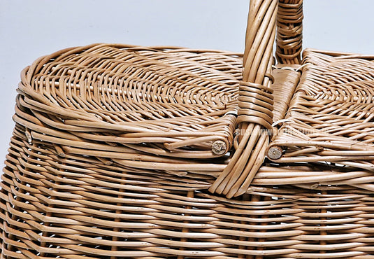 10 x Oval Picnic Basket - 30hx38x24cm Custom Wood Designs __label: Multibuy CustomWoodDesignsIrelandIrishsuppliuerofWickerbasketsnaturalwickerbasketsPolywickebasketscorporategiftingbasketsretaildisplaybasketsdisplaybasketsgifting_16_a39163ed-5fab-4be0-a226-05