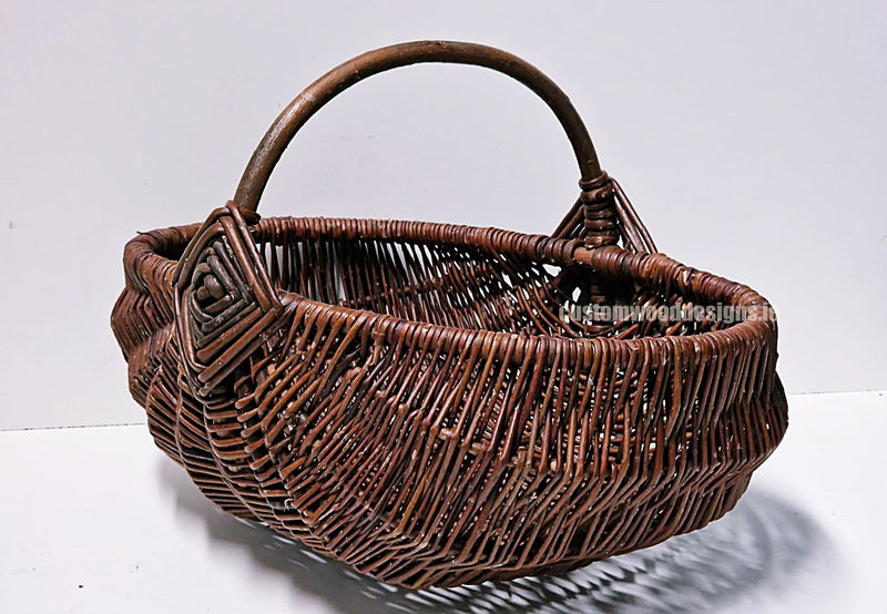 Load image into Gallery viewer, 10 x Shop Basket 4.2 - 56hx53x38 Custom Wood Designs __label: Multibuy CustomWoodDesignsIrelandIrishsuppliuerofWickerbasketsnaturalwickerbasketsPolywickebasketscorporategiftingbasketsretaildisplaybasketsdisplaybasketsgifting_5_e5a1fbfa-5078-4e57-b1e2-5bd
