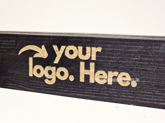 A5 Black Pine Display Block – Black (Pack of 10) - Custom Wood Designs