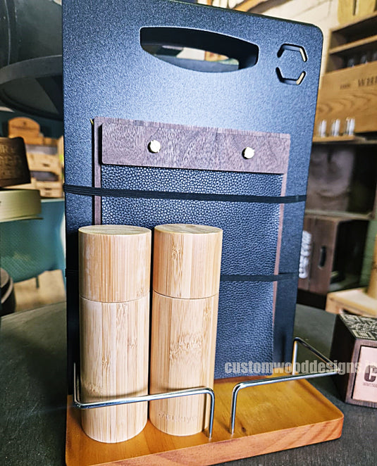 Chalkboard Table Caddy - Pack of 6 Custom Wood Designs __label: Multibuy CustomWoodDesignsIrelandTablecaddyrestaurantcaddiestablecaddyhotelrestauranttablecondimentcarrierrestaurantchalkboardcndimentholdertableserverhospitalityserviceporoducts_93232032-0f94-4b09-ba8b-b99d85852ec4