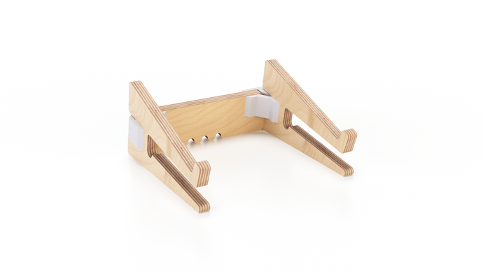 Supporto pc portatile UP+ Exclusive - Custom Wood Designs