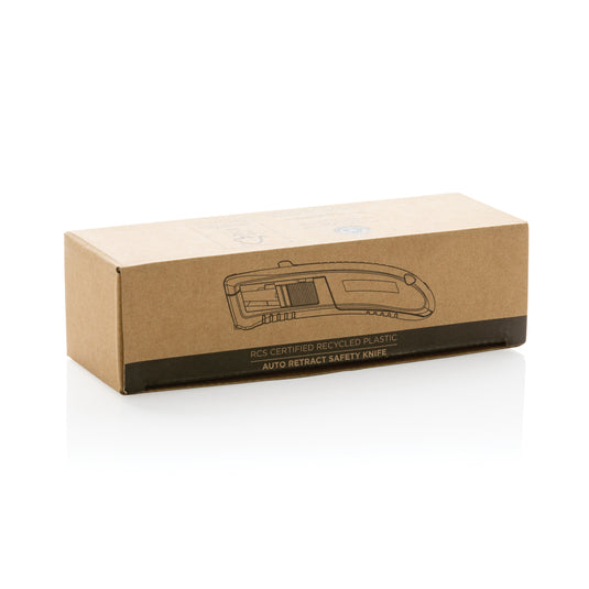 RCS certified recycled plastic Auto retract safety knife - Custom Wood Designs