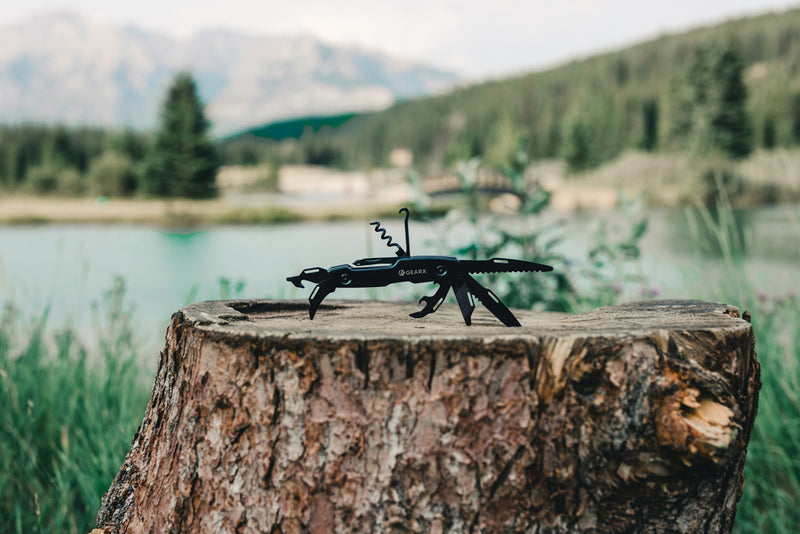 Load image into Gallery viewer, Gear X multifunctional knife - Custom Wood Designs
