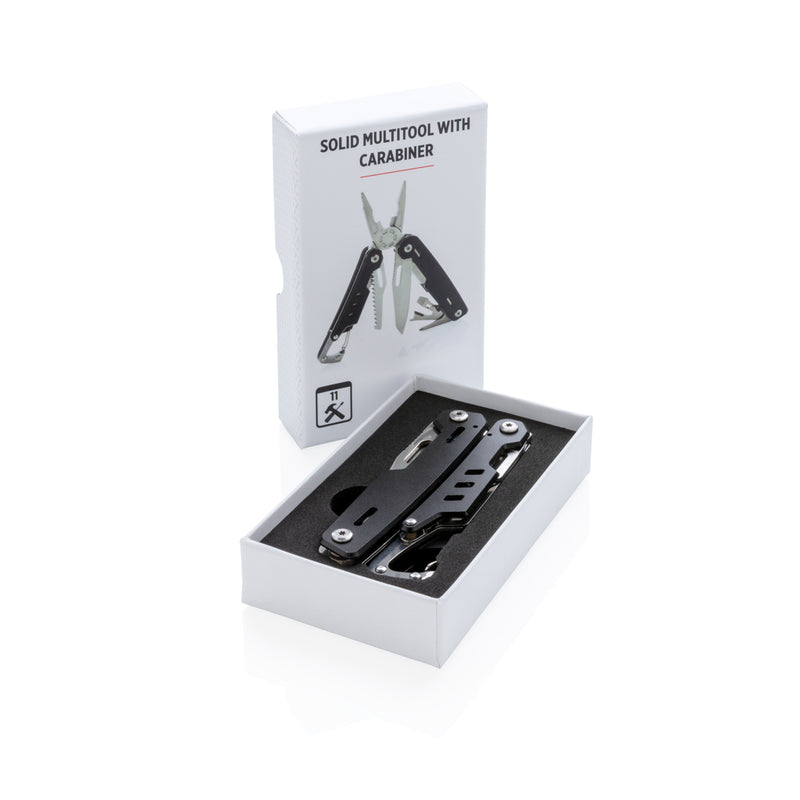Load image into Gallery viewer, Solid multitool with carabiner - Custom Wood Designs
