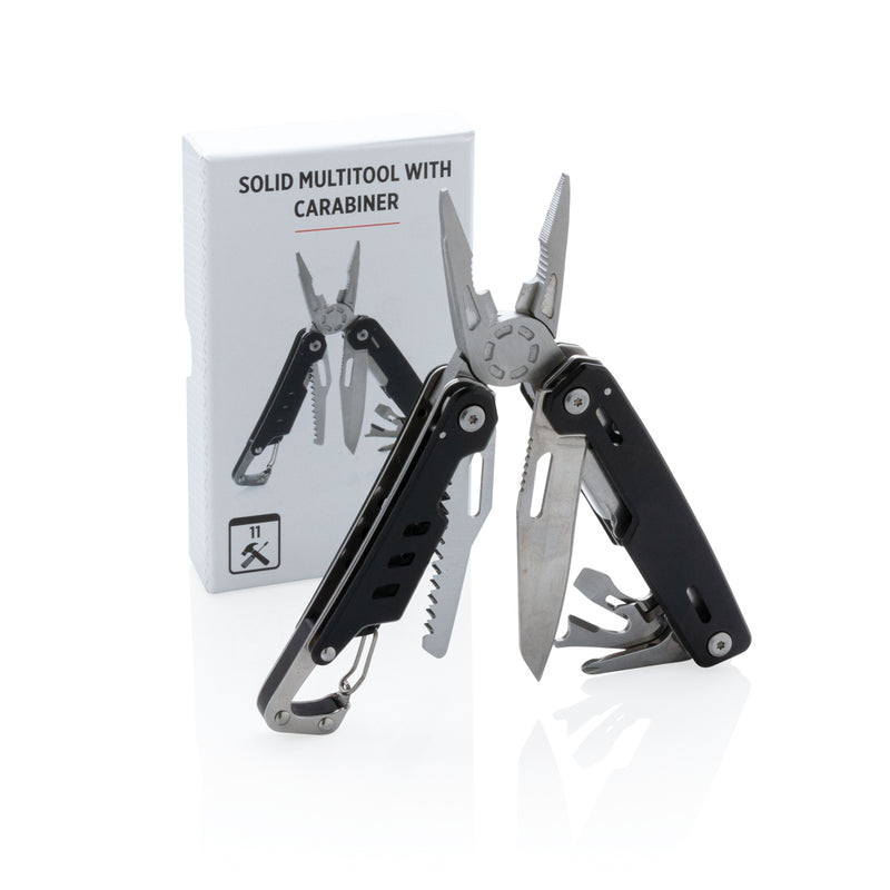 Load image into Gallery viewer, Solid multitool with carabiner - Custom Wood Designs
