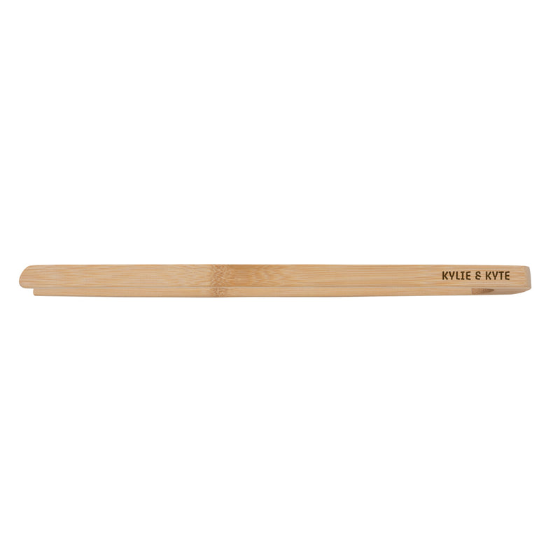 Load image into Gallery viewer, Ukiyo bamboo serving tongs - Custom Wood Designs
