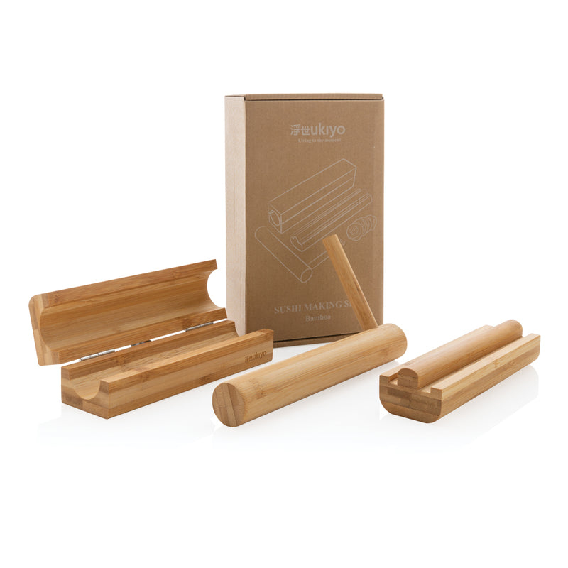 Load image into Gallery viewer, Ukiyo bamboo sushi making set - Custom Wood Designs
