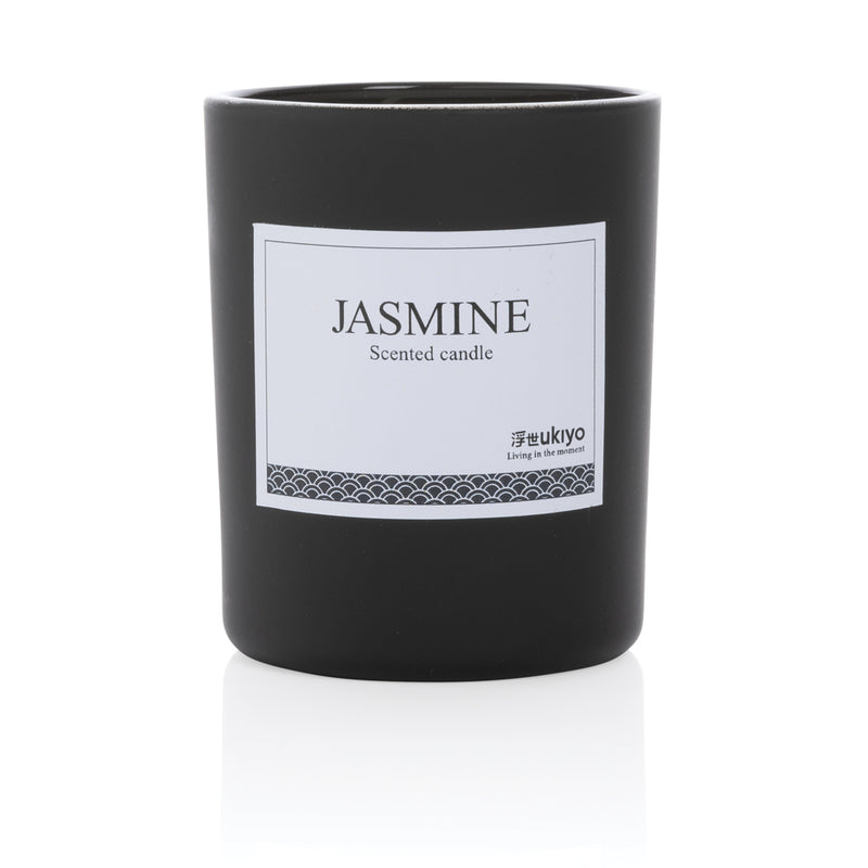 Load image into Gallery viewer, Ukiyo small scented candle in glass - Custom Wood Designs
