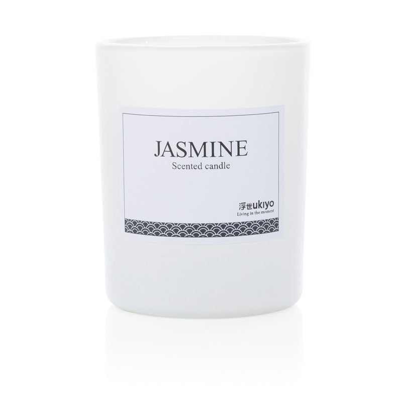 Load image into Gallery viewer, Ukiyo small scented candle in glass - Custom Wood Designs
