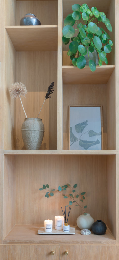Ukiyo small scented candle in glass - Custom Wood Designs