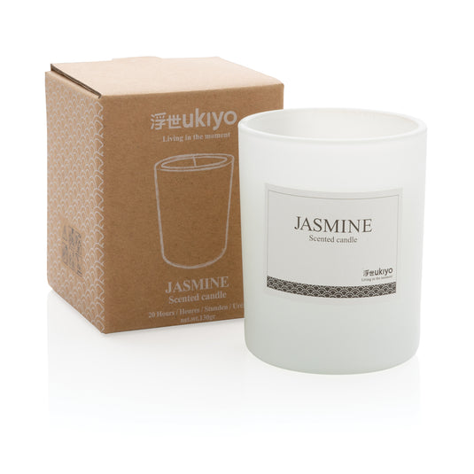 Ukiyo small scented candle in glass - Custom Wood Designs