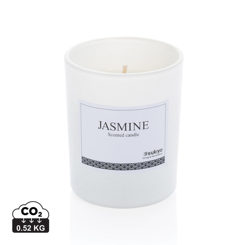 Load image into Gallery viewer, Ukiyo small scented candle in glass - Custom Wood Designs
