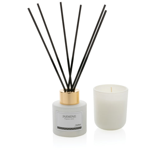 Ukiyo candle and fragrance sticks gift set - Custom Wood Designs