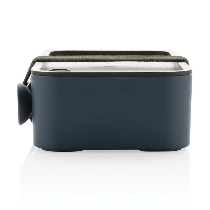 Load image into Gallery viewer, GRS recycled PP lunch box with spork - Custom Wood Designs
