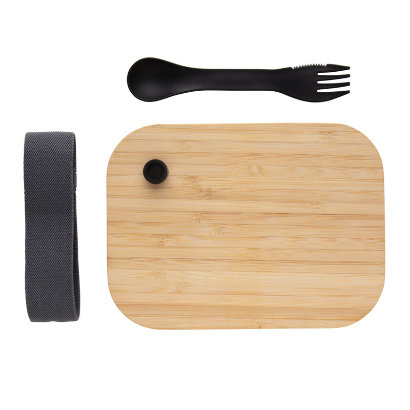 Load image into Gallery viewer, Glass lunchbox with bamboo lid - Custom Wood Designs
