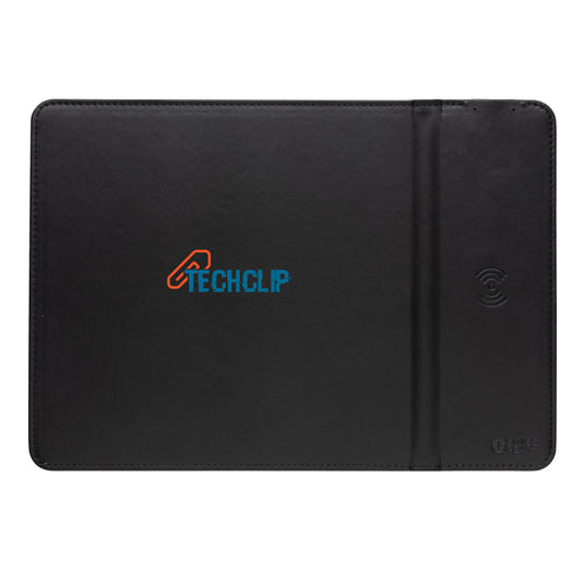 Swiss Peak RCS recycled PU 10W wireless charging mousepad - Custom Wood Designs