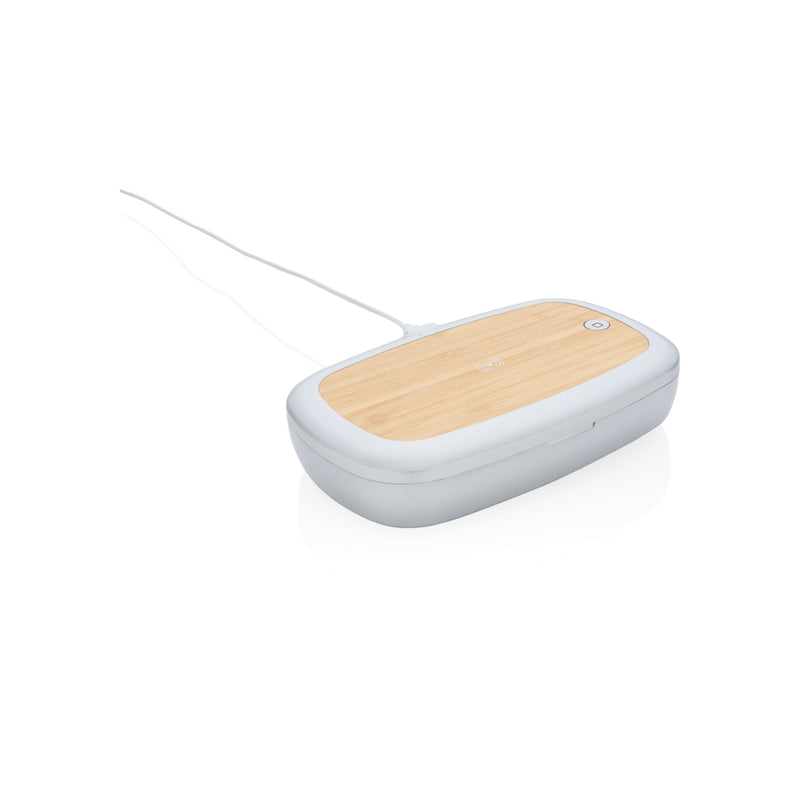 Load image into Gallery viewer, Rena UV-C steriliser box with 5W wireless charger - Custom Wood Designs
