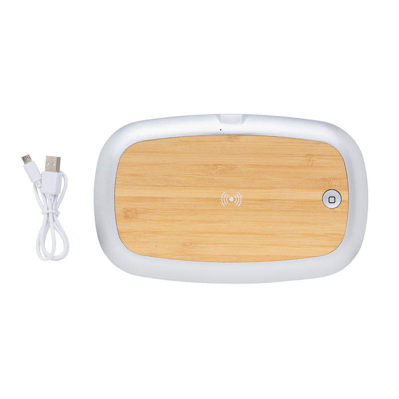 Load image into Gallery viewer, Rena UV-C steriliser box with 5W wireless charger - Custom Wood Designs
