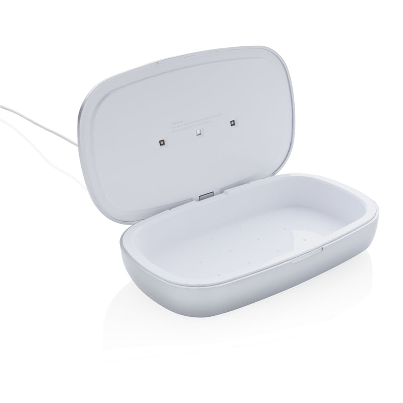 Load image into Gallery viewer, Rena UV-C steriliser box with 5W wireless charger - Custom Wood Designs
