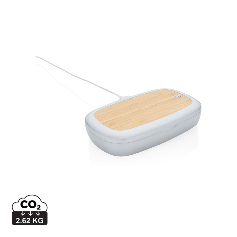 Load image into Gallery viewer, Rena UV-C steriliser box with 5W wireless charger - Custom Wood Designs
