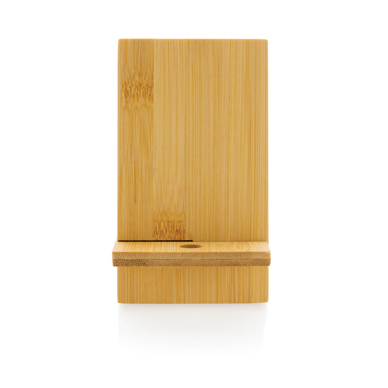 Load image into Gallery viewer, Bamboo phone stand in kraft box - Custom Wood Designs
