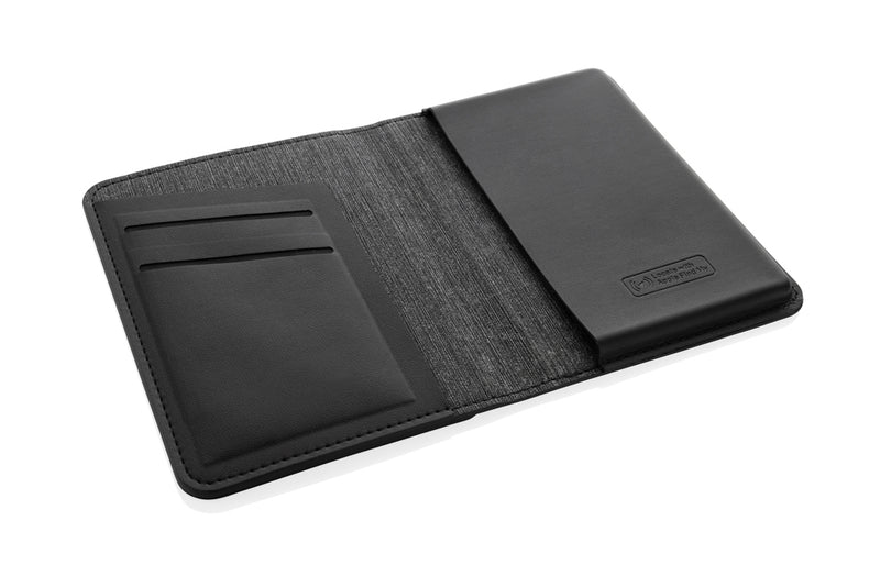 Load image into Gallery viewer, Trackmate RCS rpolyester passport holder worldwide locating - Custom Wood Designs
