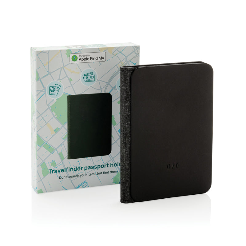 Load image into Gallery viewer, Trackmate RCS rpolyester passport holder worldwide locating - Custom Wood Designs
