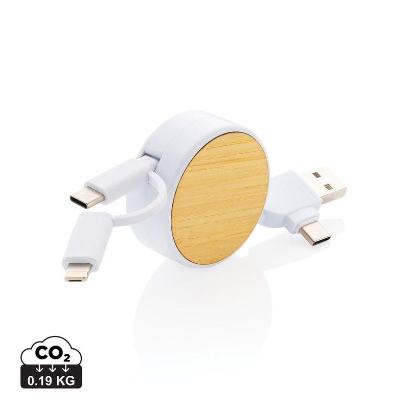 Load image into Gallery viewer, RCS recycled plastic Ontario 6-in-1 retractable cable - Custom Wood Designs
