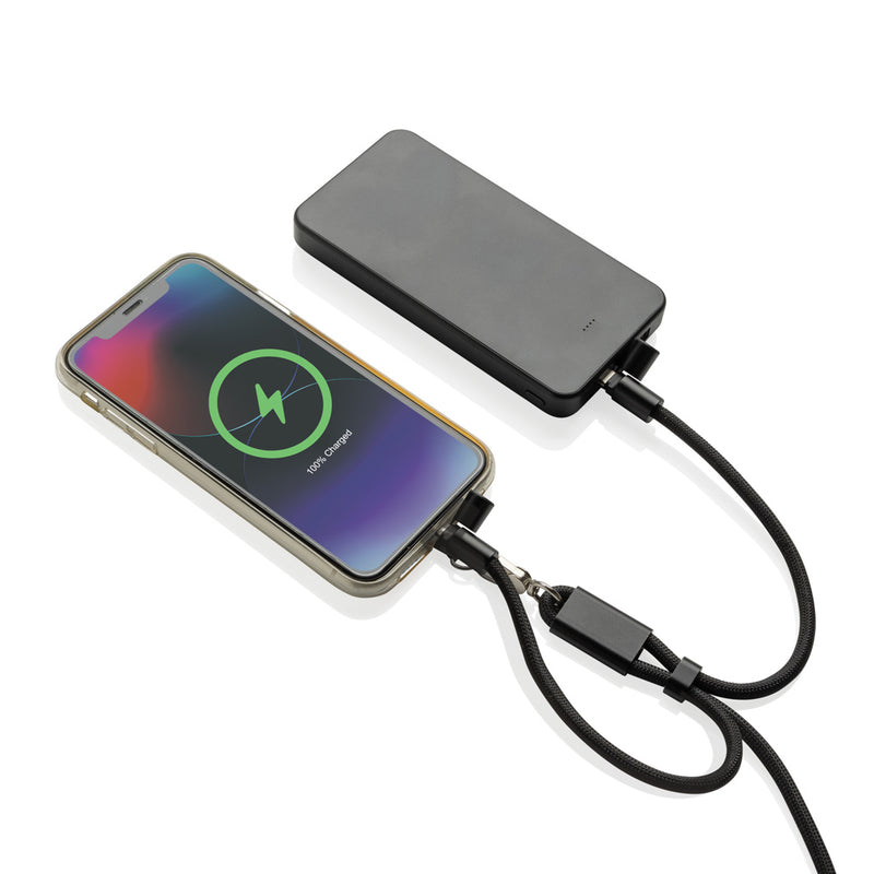 Load image into Gallery viewer, LoopAmp RCS RPET adjustable phone wrist strap 60W cable - Custom Wood Designs LoopAmp RCS RPET adjustable phone wrist strap 60W cable
