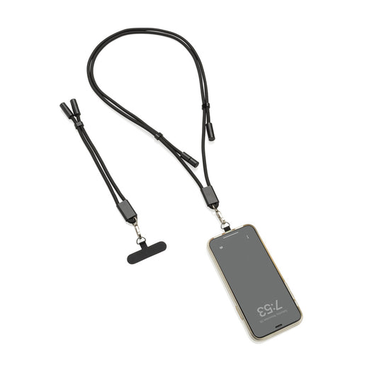LoopAmp RCS RPET adjustable phone wrist strap 60W cable - Custom Wood Designs LoopAmp RCS RPET adjustable phone wrist strap 60W cable