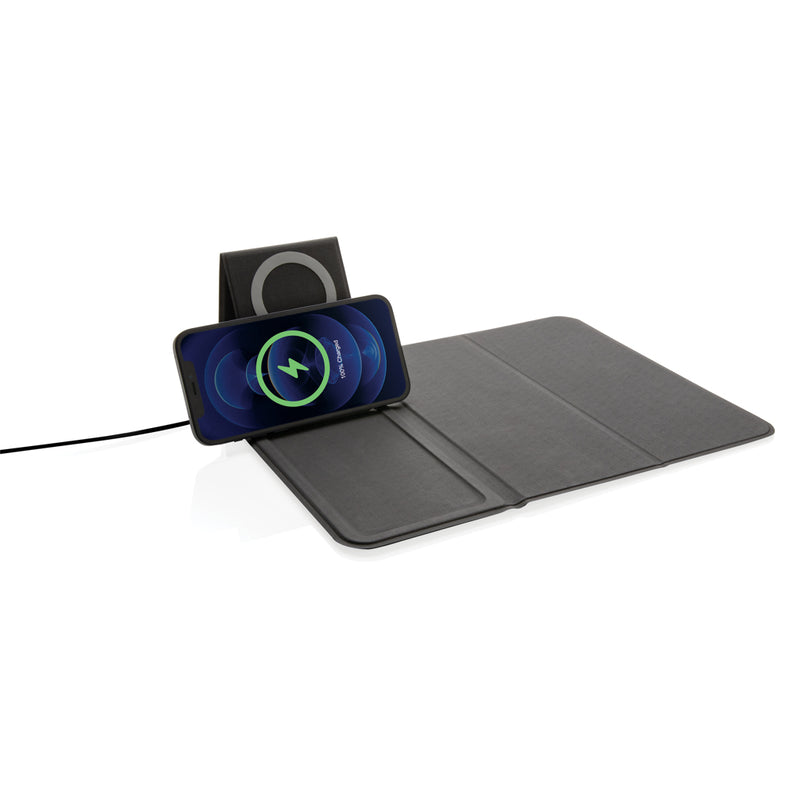 Load image into Gallery viewer, Artic Magnetic 10W wireless charging phonestand - Custom Wood Designs
