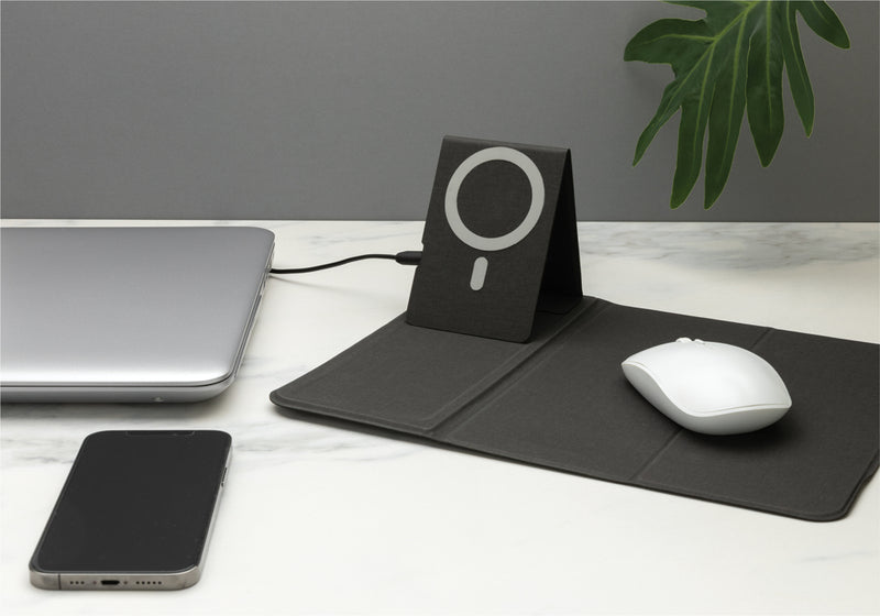 Load image into Gallery viewer, Artic Magnetic 10W wireless charging phonestand - Custom Wood Designs
