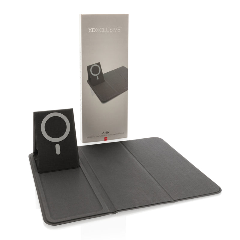 Load image into Gallery viewer, Artic Magnetic 10W wireless charging phonestand - Custom Wood Designs
