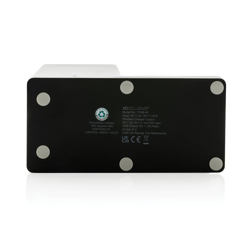 Load image into Gallery viewer, Ontario RCS recycled plastic 10W wireless charger - Custom Wood Designs
