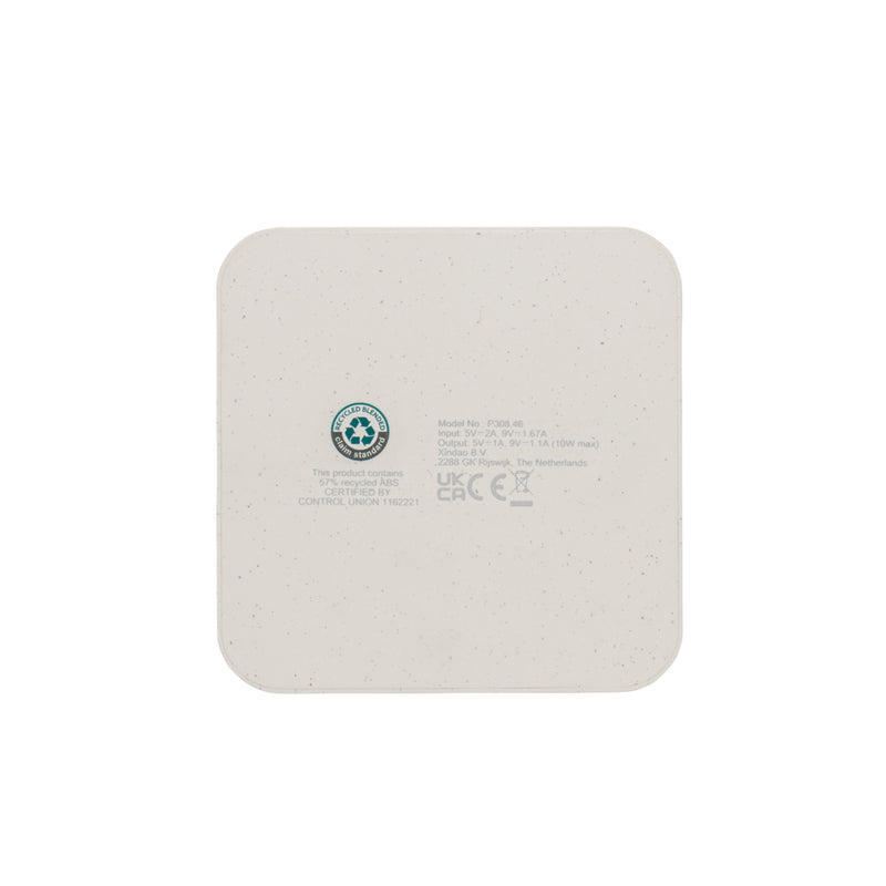 Load image into Gallery viewer, RCS recycled plastic 10W Wireless charger with USB Ports - Custom Wood Designs
