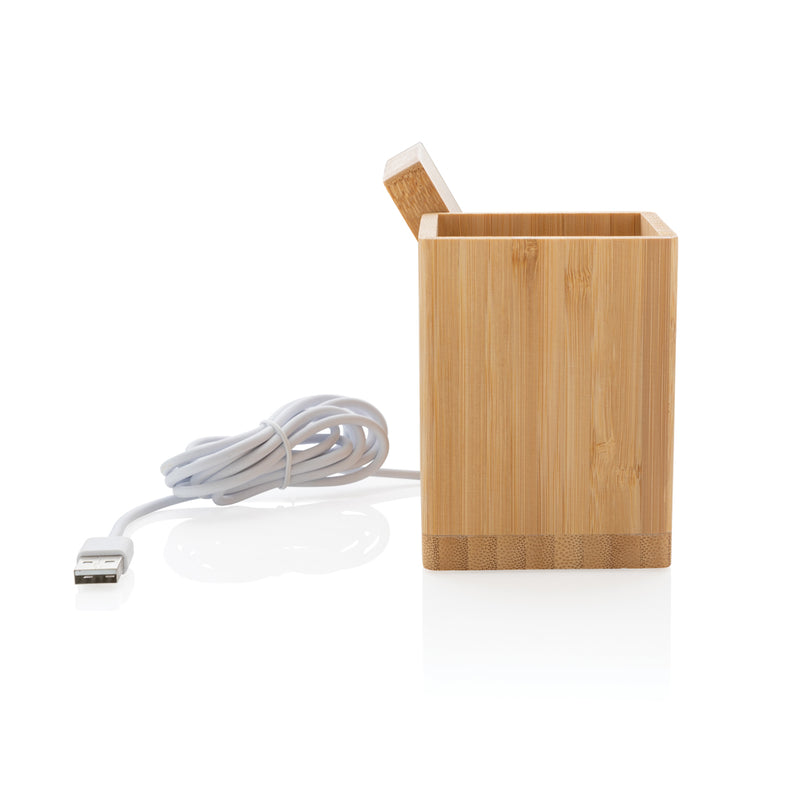 Load image into Gallery viewer, Calgary bamboo 10W wireless charger - Custom Wood Designs
