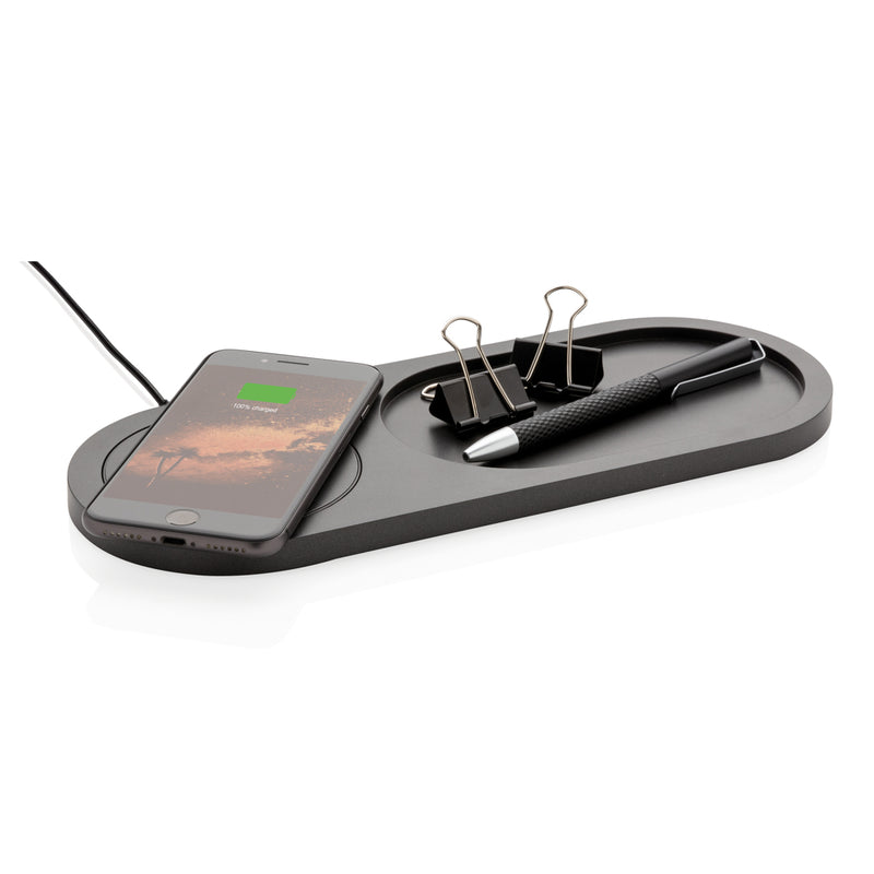 Load image into Gallery viewer, Encore 10W wireless charging valet tray - Custom Wood Designs
