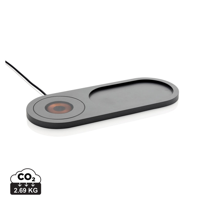 Load image into Gallery viewer, Encore 10W wireless charging valet tray - Custom Wood Designs
