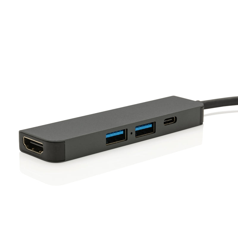 Load image into Gallery viewer, Terra RCS recycled aluminum hub with HDMI input - Custom Wood Designs
