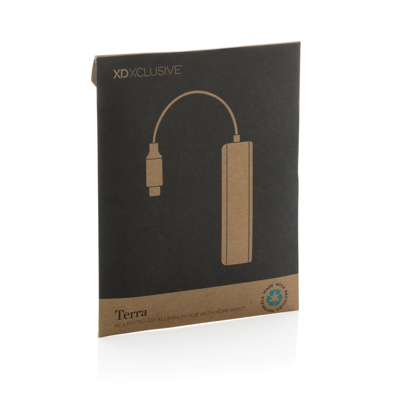 Load image into Gallery viewer, Terra RCS recycled aluminum hub with HDMI input - Custom Wood Designs
