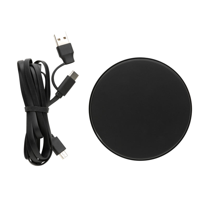 Load image into Gallery viewer, RCS standard recycled plastic 10W wireless charger - Custom Wood Designs
