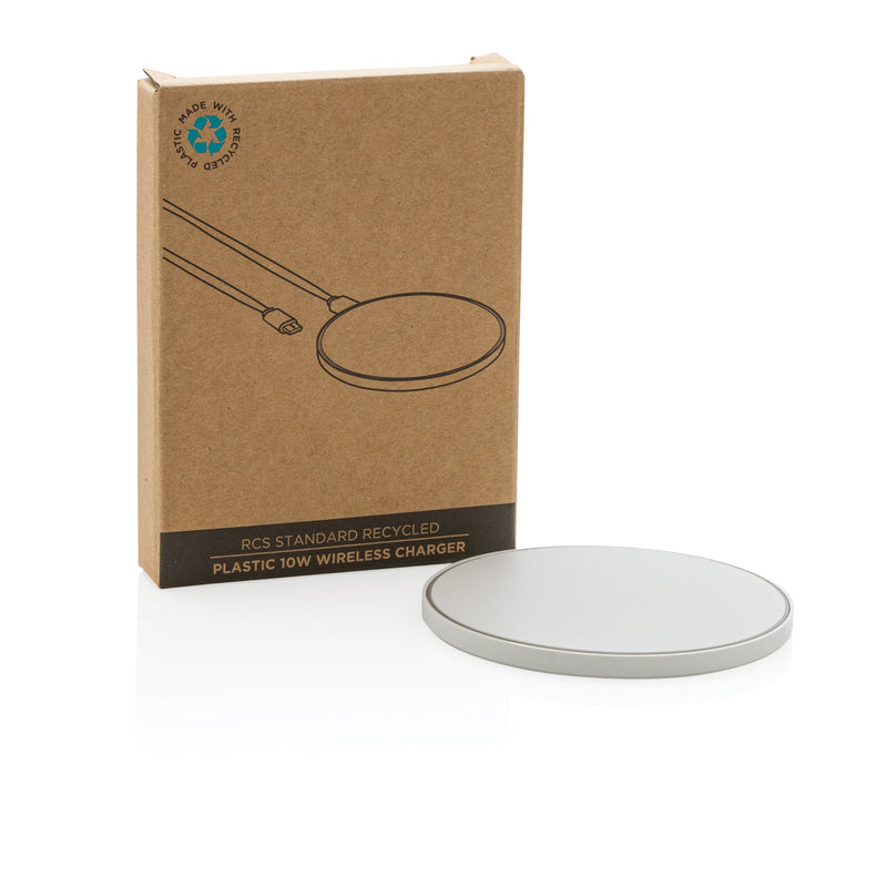 Load image into Gallery viewer, RCS standard recycled plastic 10W wireless charger - Custom Wood Designs
