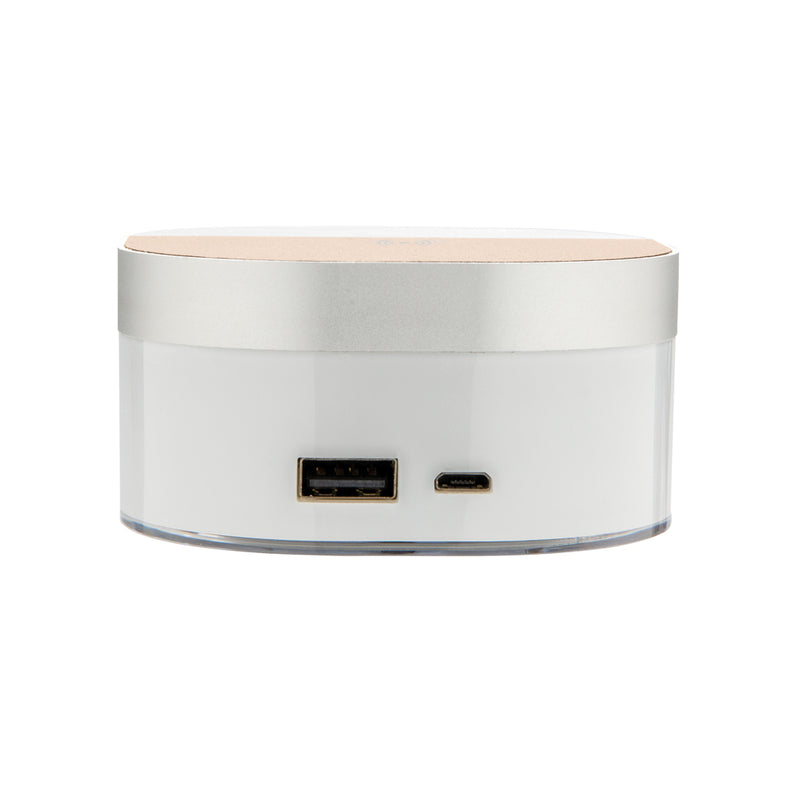 Load image into Gallery viewer, Aria 5W Wireless Charging Digital Clock - Custom Wood Designs
