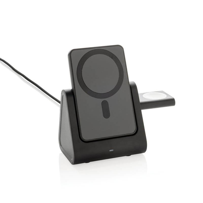 Load image into Gallery viewer, Powerbase RCS recycled plastic 3 in 1 charger with powerbank - Custom Wood Designs

