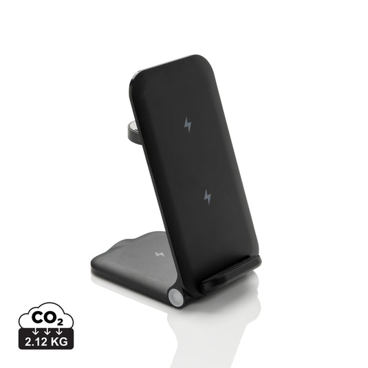 Powerpal 3 in 1 RCS recycled plastic 15W charger - Custom Wood Designs