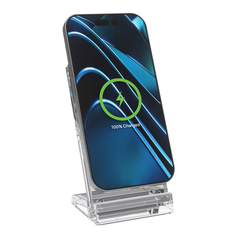 Load image into Gallery viewer, Magcharge 15W magnetic wireless charging stand - Custom Wood Designs
