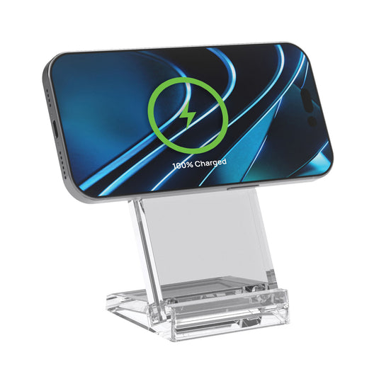 Magcharge 15W magnetic wireless charging stand - Custom Wood Designs