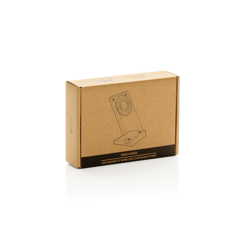 Load image into Gallery viewer, Magcharge 15W magnetic wireless charging stand - Custom Wood Designs
