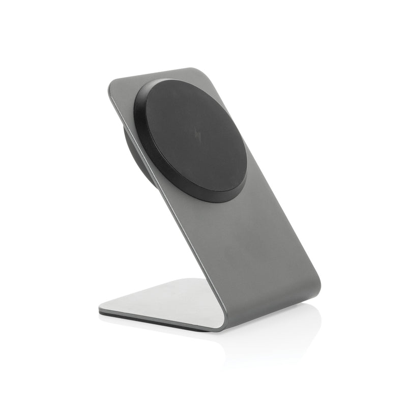 Load image into Gallery viewer, Terra aluminium 15W magnetic wireless charging phone stand - Custom Wood Designs Terra aluminium 15W magnetic wireless charging phone stand
